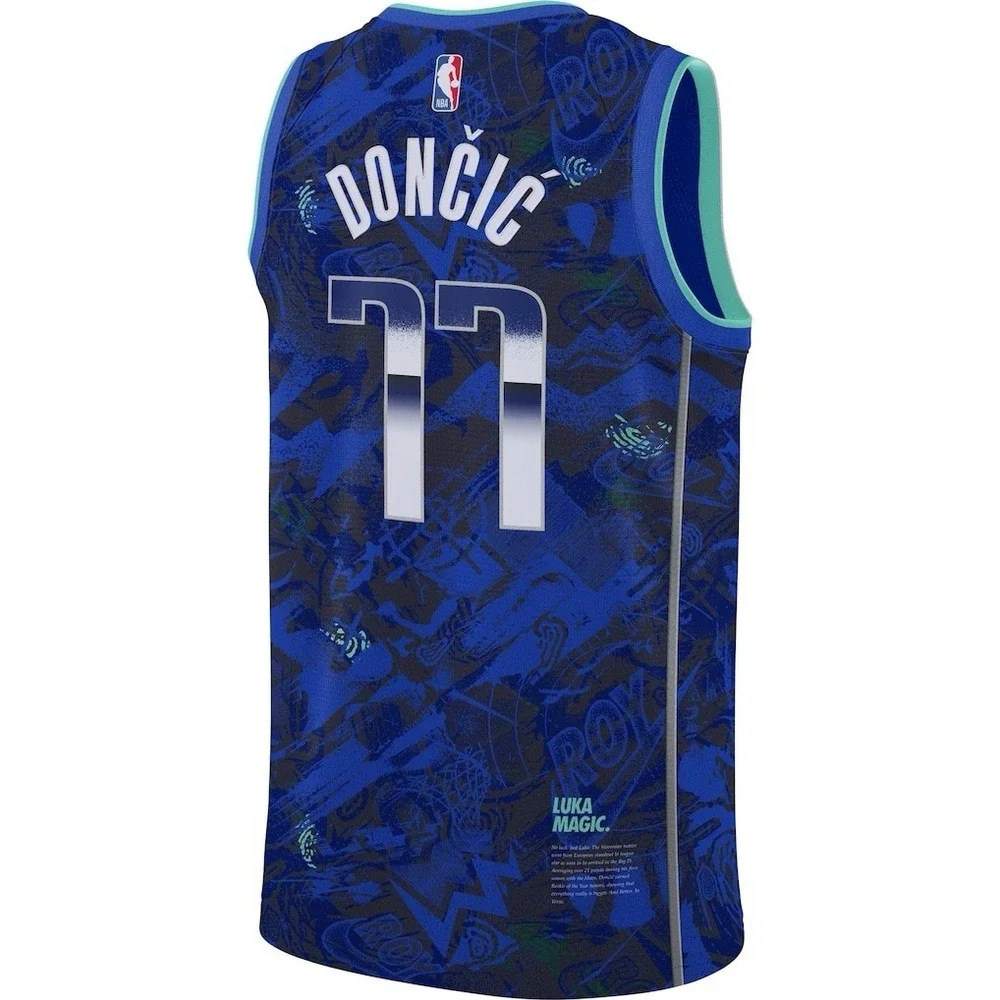 Authentic Nike Dallas Mavericks Luka Doncic Select Series Jersey Kids Size‎ XL